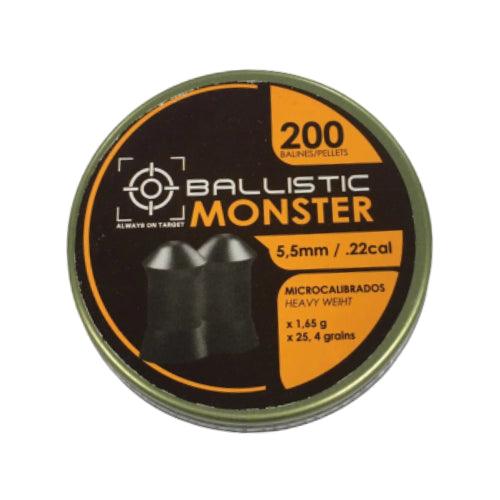 BALLISTIC MONSTER .22 CAL (25.4GR) - 200's - NeonSales {{ shop.shopifyCountryName }}