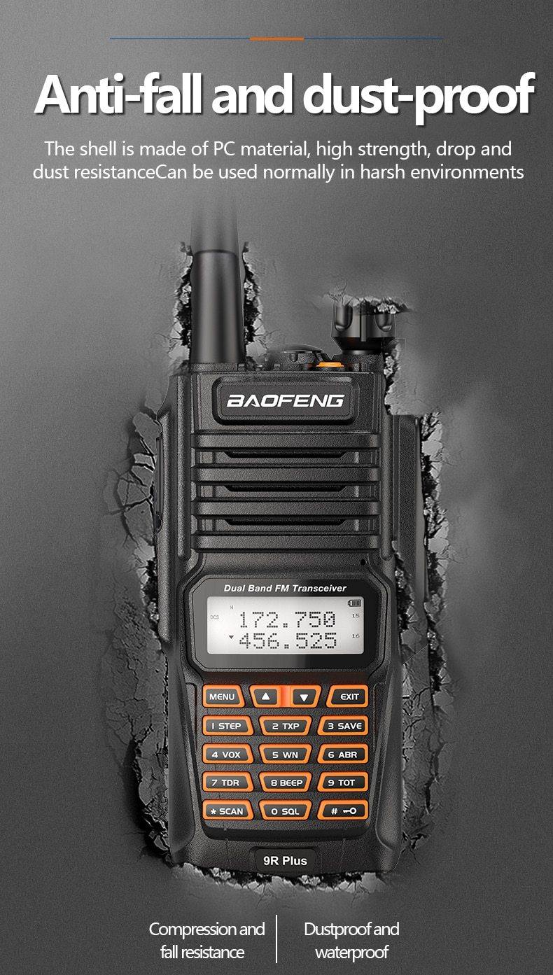 BAOFENG UV-9R UHF/VHF TRANSCEIVER RADIO - NeonSales South Africa