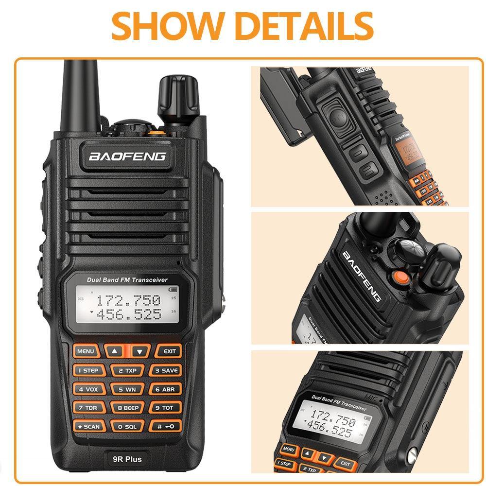 BAOFENG UV-9R UHF/VHF TRANSCEIVER RADIO - NeonSales South Africa