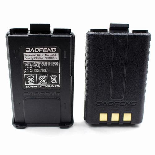 BAOFENG UV5R BATTERY (MODEL BL-5) - 7.4V 1800 MAH - NeonSales {{ shop.shopifyCountryName }}