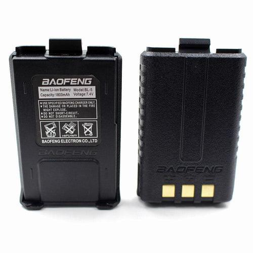 BAOFENG UV5R BATTERY (MODEL BL-5) - 7.4V 1800 MAH - NeonSales South Africa