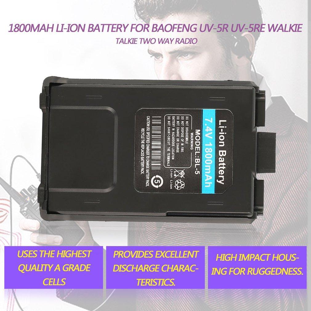 BAOFENG UV5R BATTERY (MODEL BL-5) - 7.4V 1800 MAH - NeonSales South Africa