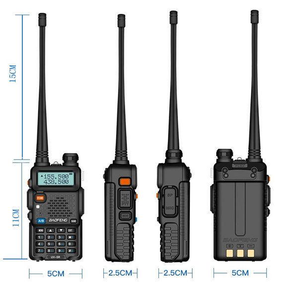 BAOFENG UV5R VHF/UHF 2 WAY RADIO TRANSCEIVER - NeonSales South Africa