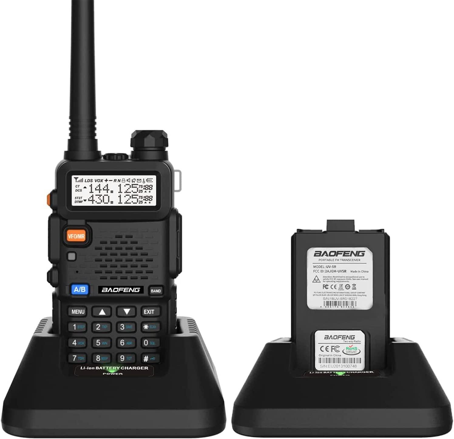 BAOFENG UV5R VHF/UHF 2 WAY RADIO TRANSCEIVER - NeonSales South Africa