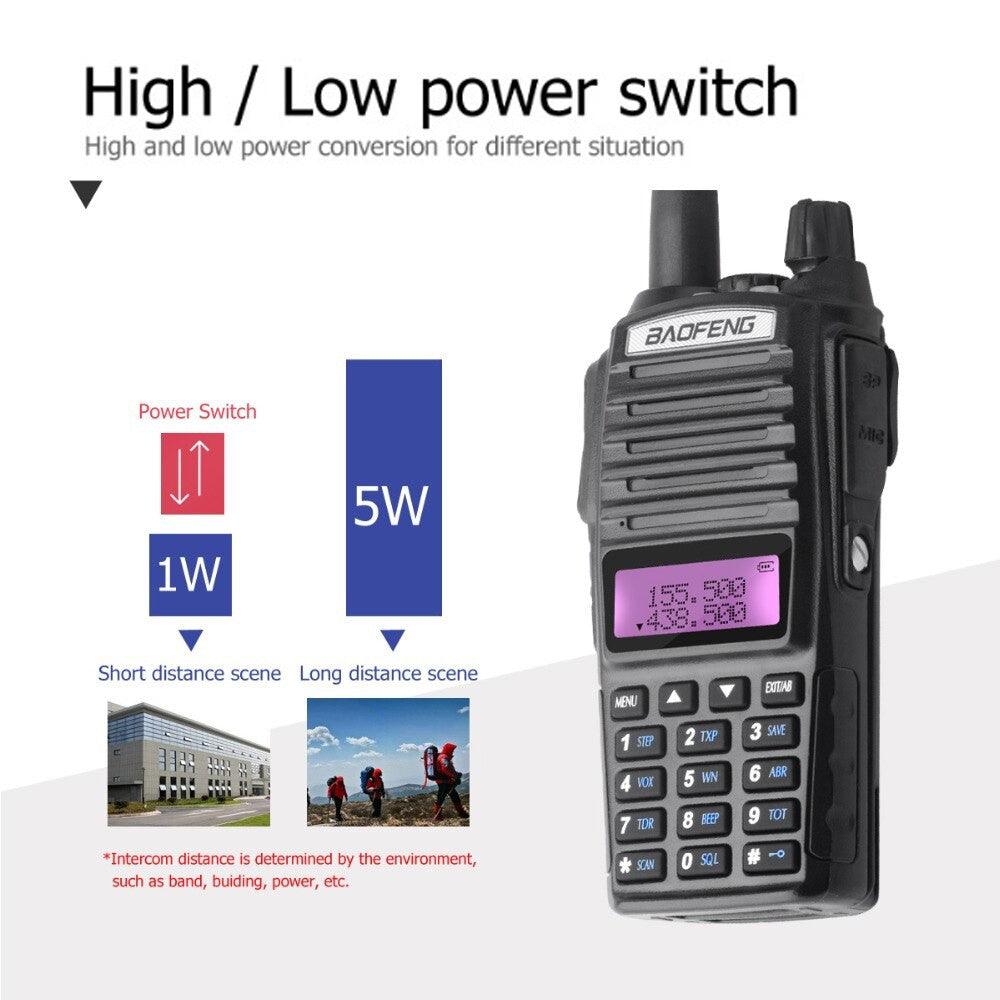 BAOFENG UV82 VHF/UHF TRANSCEIVER RADIO - NeonSales South Africa