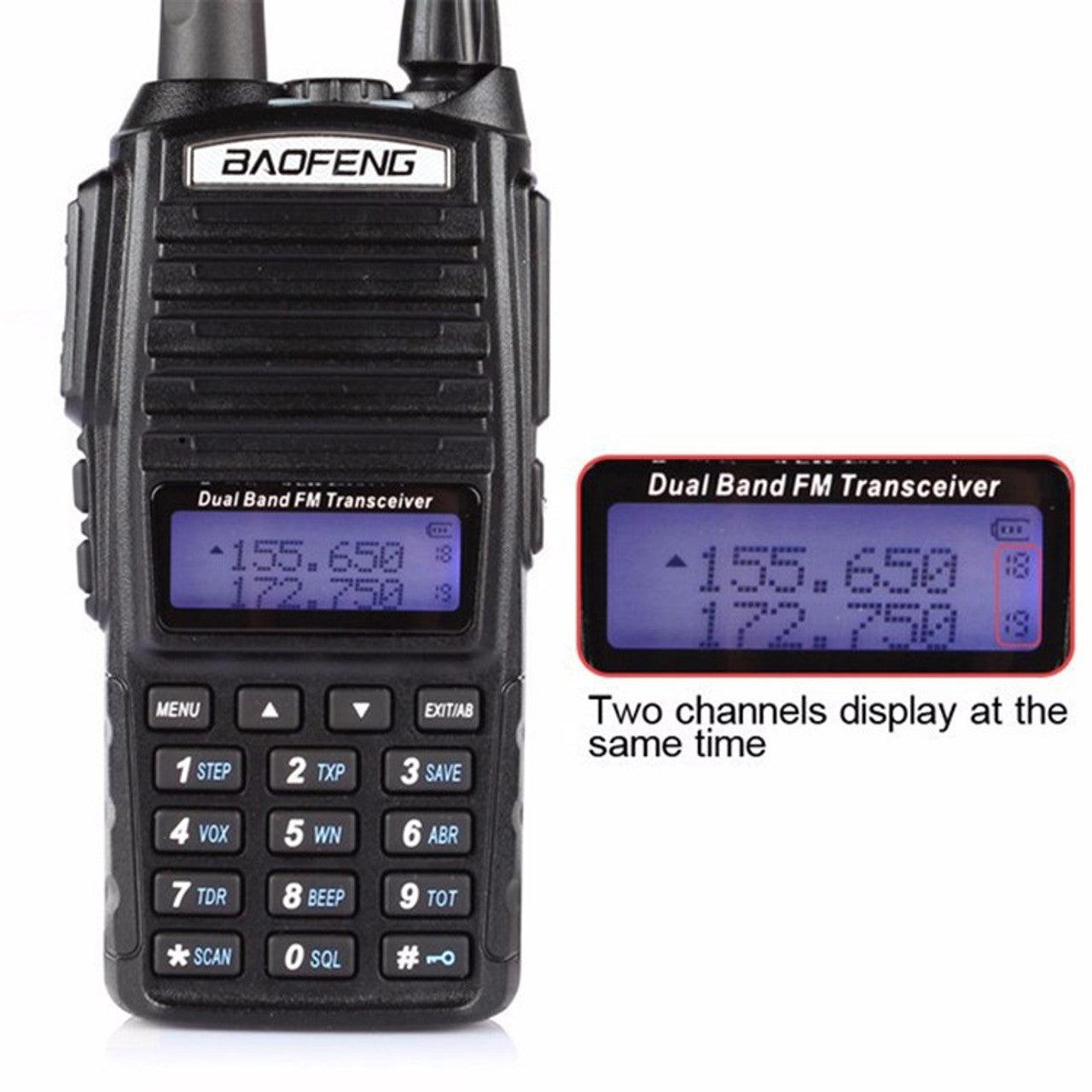 BAOFENG UV82 VHF/UHF TRANSCEIVER RADIO - NeonSales South Africa