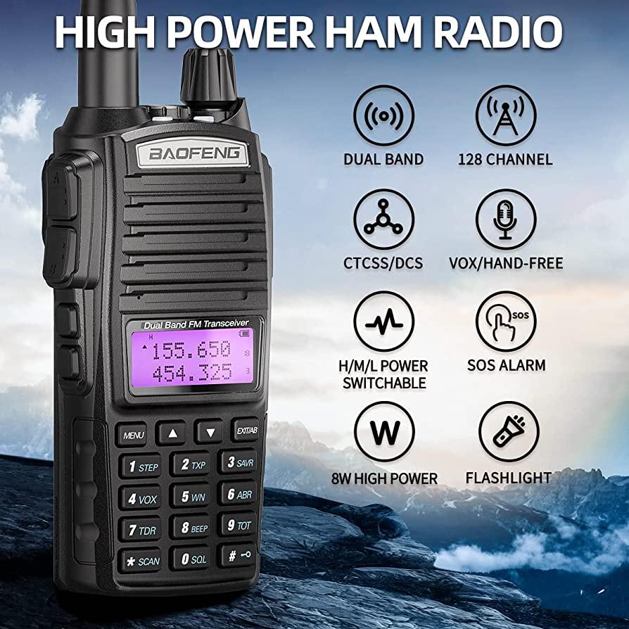 BAOFENG UV82 VHF/UHF TRANSCEIVER RADIO - NeonSales South Africa