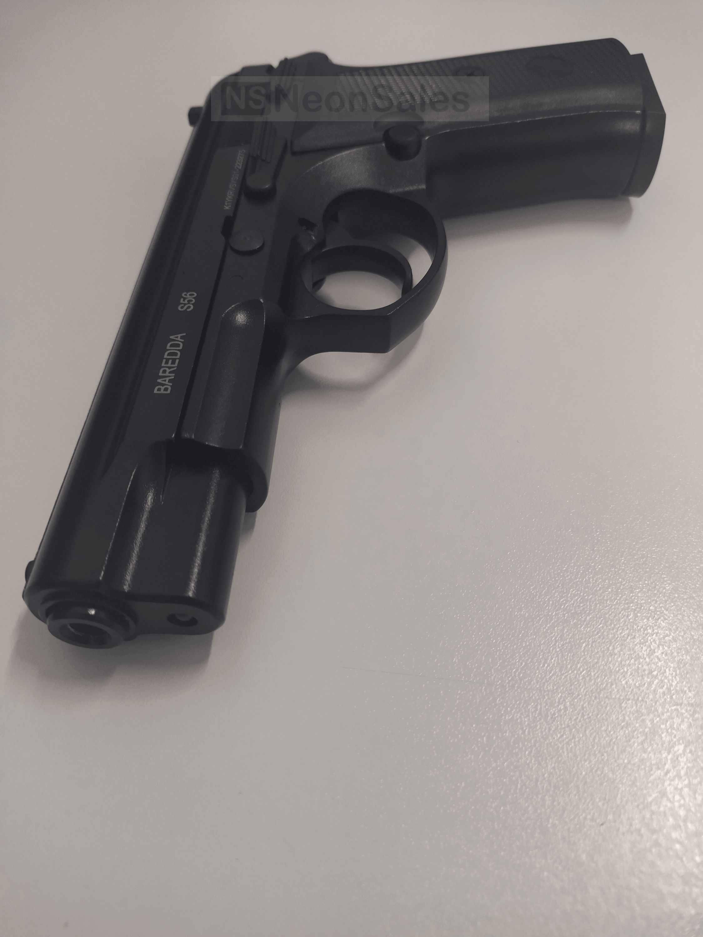 BAREDDA S56 BLANK GUN - BLACK - NeonSales {{ shop.shopifyCountryName }}