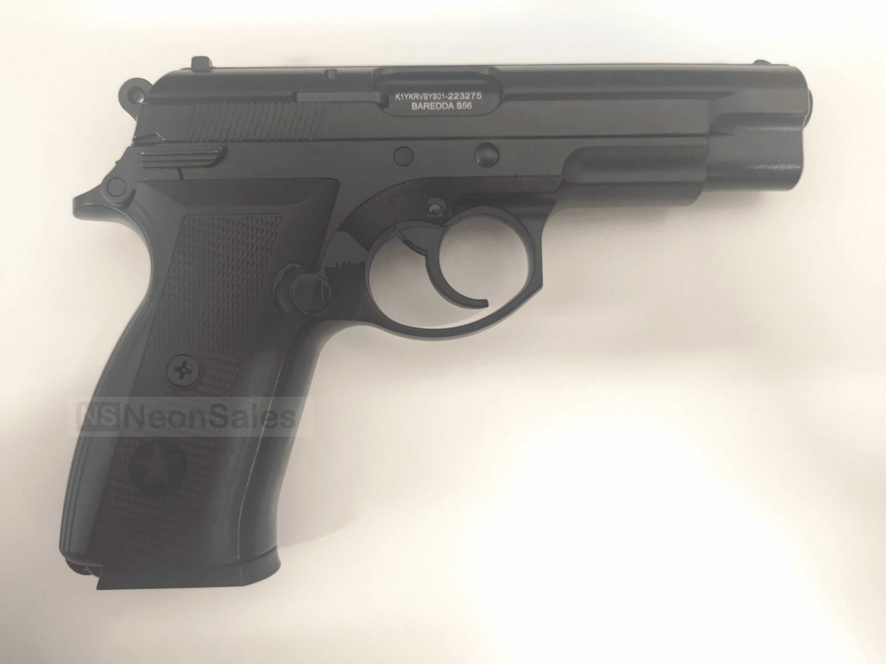 BAREDDA S56 BLANK GUN - BLACK - NeonSales South Africa