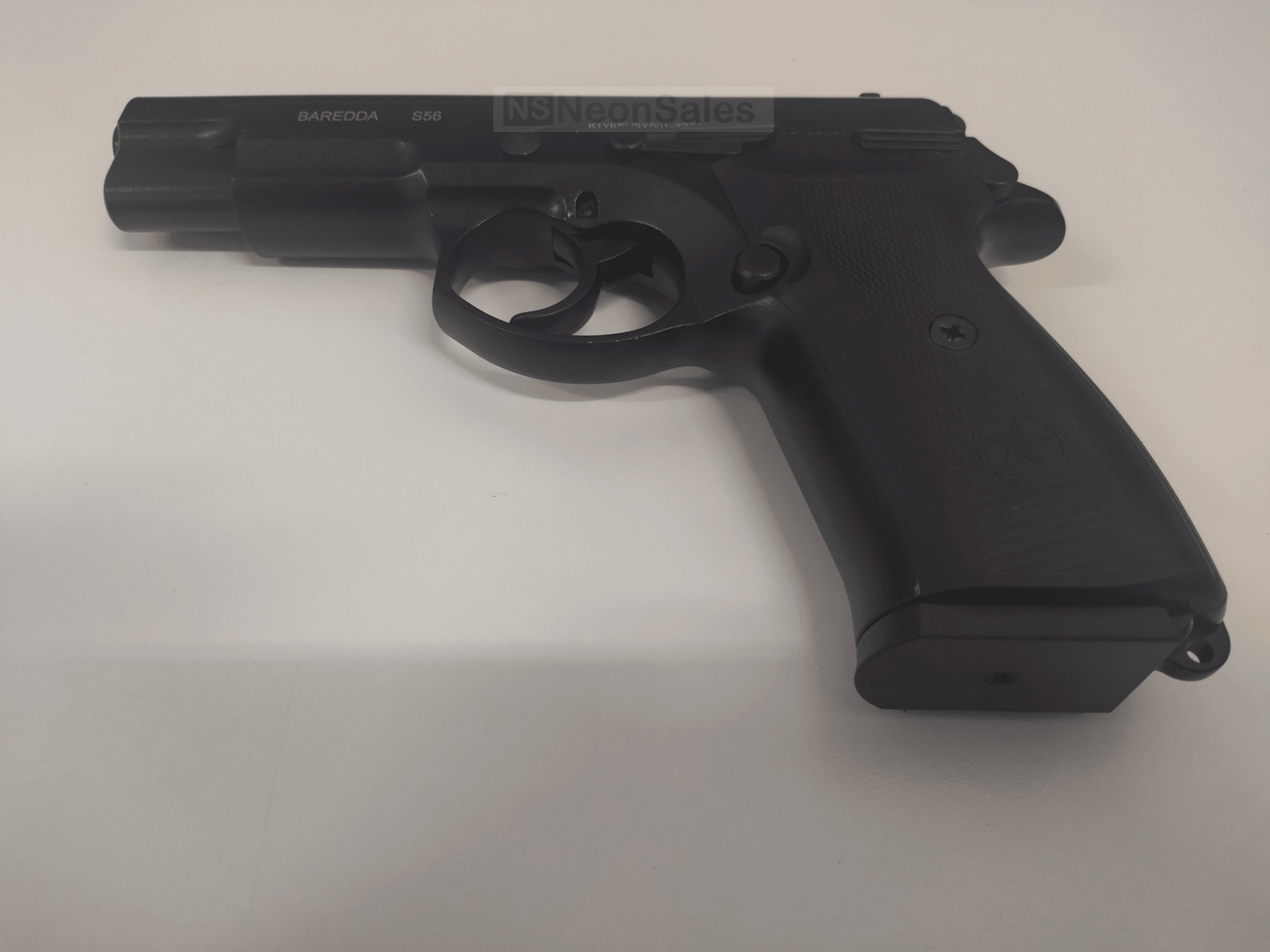 BAREDDA S56 BLANK GUN - BLACK - NeonSales South Africa