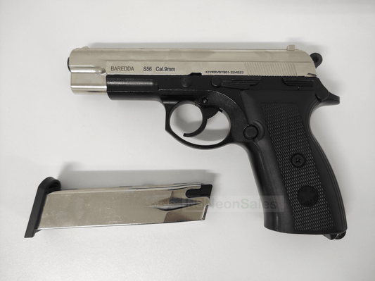BAREDDA S56 BLANK GUN - CHROME DT - NeonSales {{ shop.shopifyCountryName }}