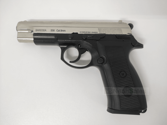 BAREDDA S56 BLANK GUN - CHROME DT - NeonSales {{ shop.shopifyCountryName }}