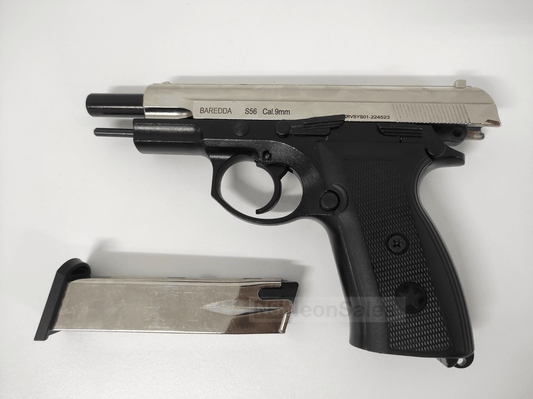 BAREDDA S56 BLANK GUN - CHROME DT - NeonSales {{ shop.shopifyCountryName }}