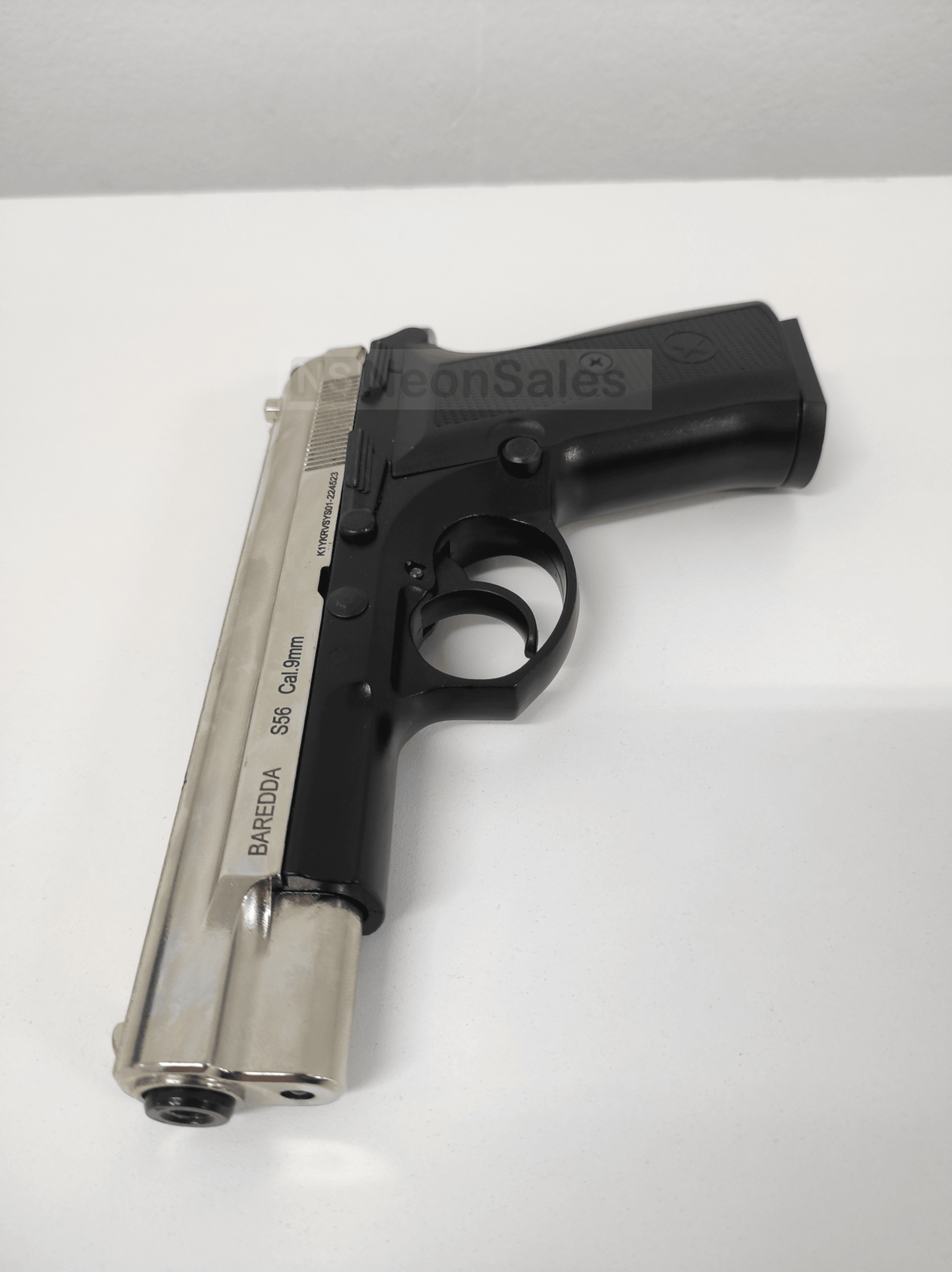 BAREDDA S56 BLANK GUN - CHROME DT - NeonSales South Africa