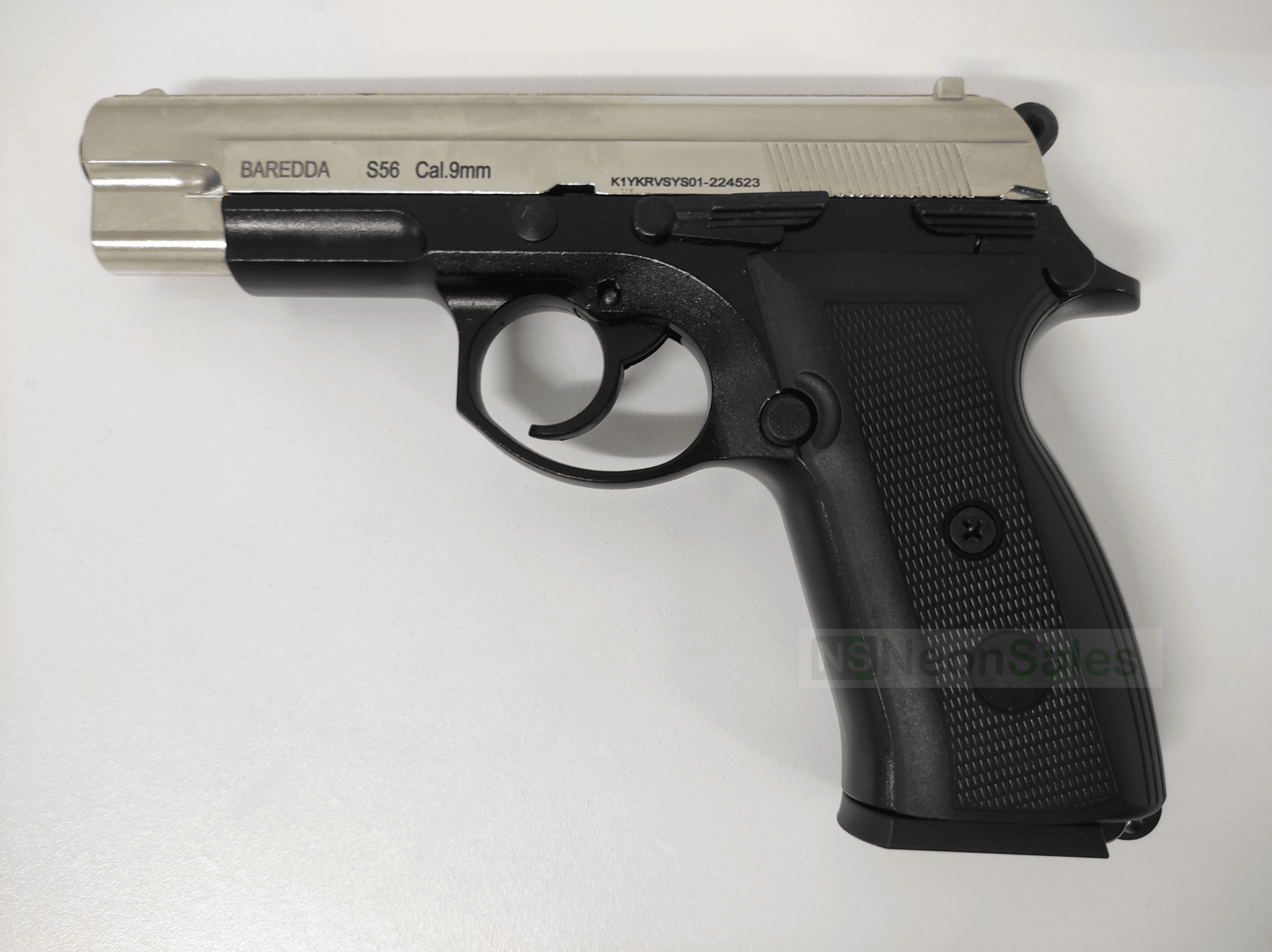 BAREDDA S56 BLANK GUN - CHROME DT - NeonSales South Africa