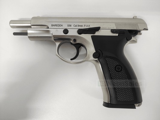 BAREDDA S56 BLANK GUN - SATIN CHROME - NeonSales {{ shop.shopifyCountryName }}