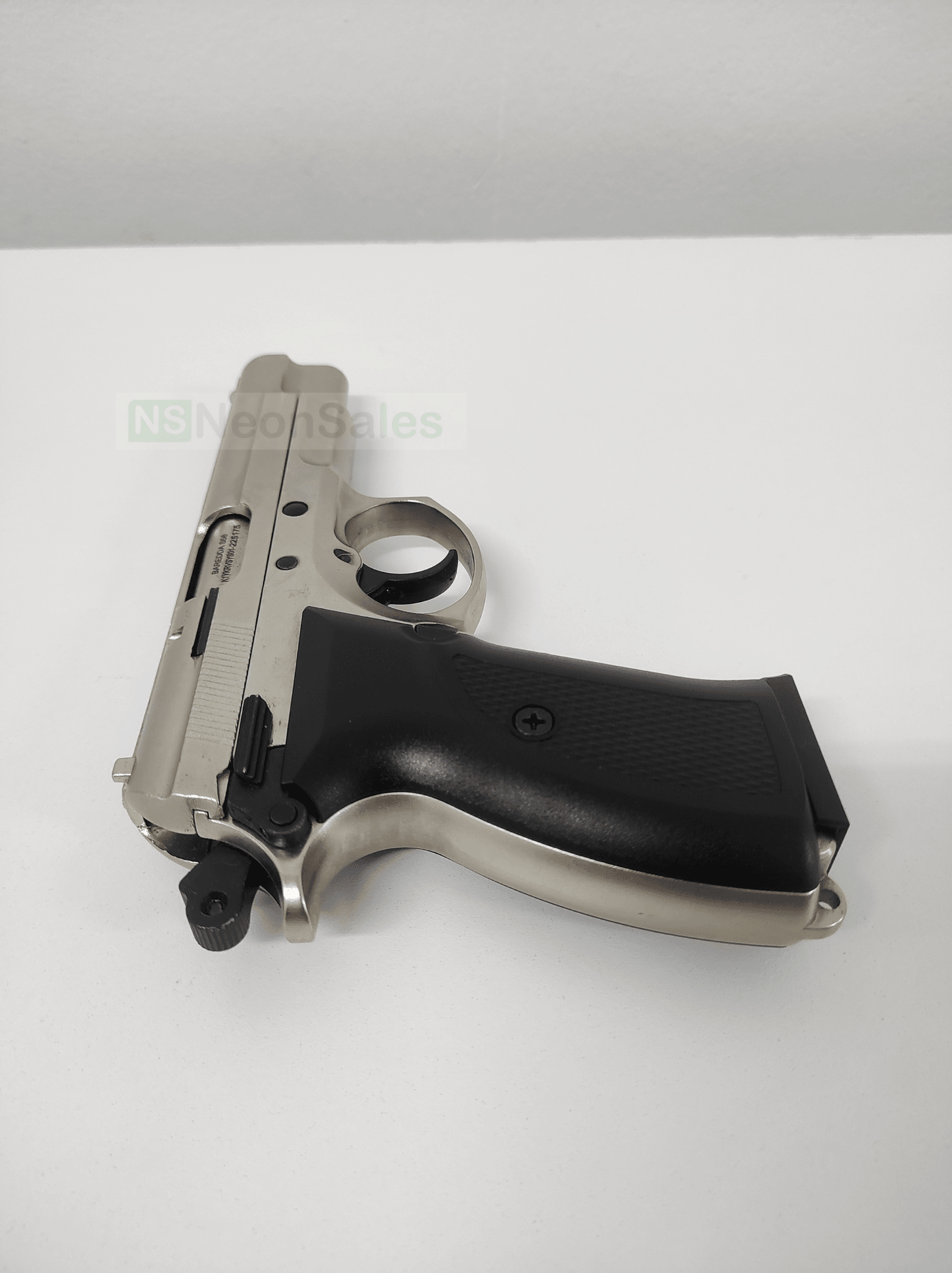 BAREDDA S56 BLANK GUN - SATIN CHROME - NeonSales {{ shop.shopifyCountryName }}