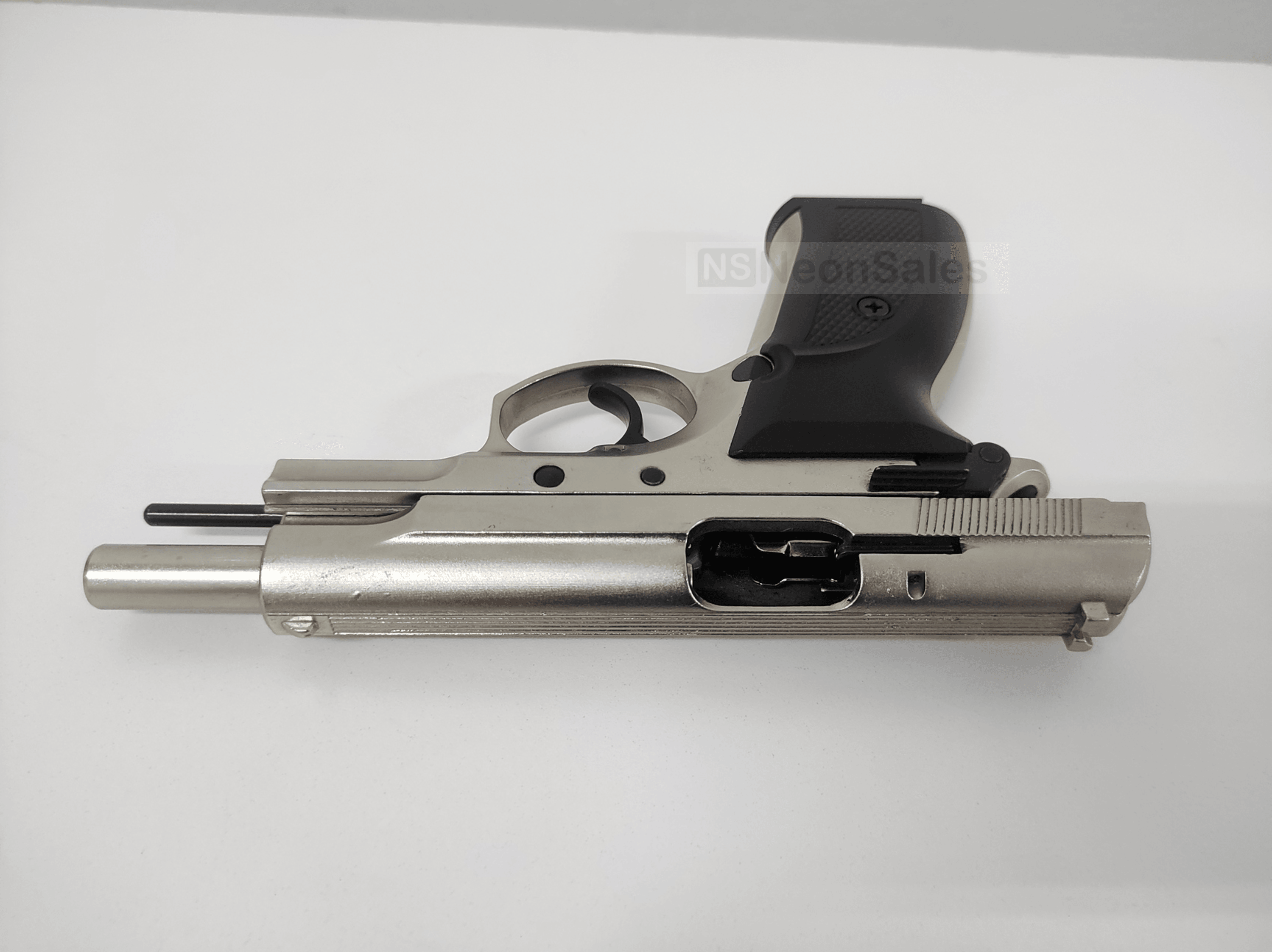 BAREDDA S56 BLANK GUN - SATIN CHROME - NeonSales South Africa