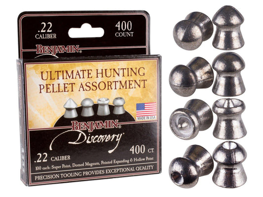 BENJAMIN 5.5MM ULTIMATE HUNTING PELLET ASSORTMENT - NeonSales {{ shop.shopifyCountryName }}
