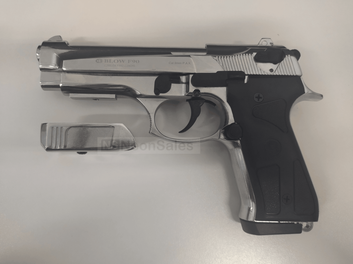 BLOW F90 BLANK GUN - SHINY CHROME - NeonSales {{ shop.shopifyCountryName }}