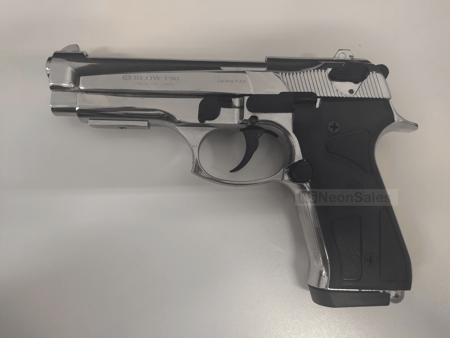 BLOW F90 BLANK GUN - SHINY CHROME - NeonSales {{ shop.shopifyCountryName }}