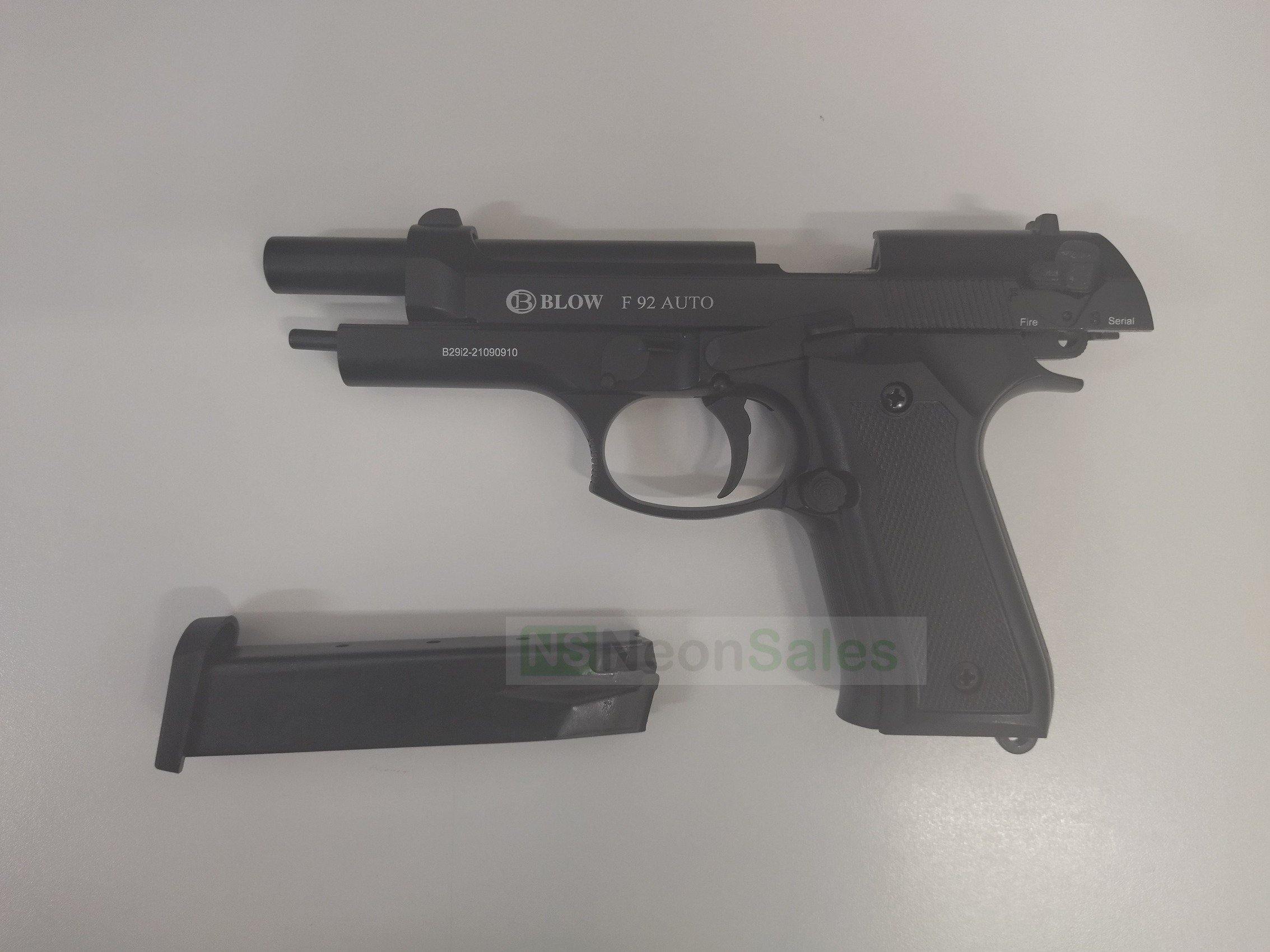 BLOW F92 AUTO BLANK GUN - BLACK - NeonSales {{ shop.shopifyCountryName }}