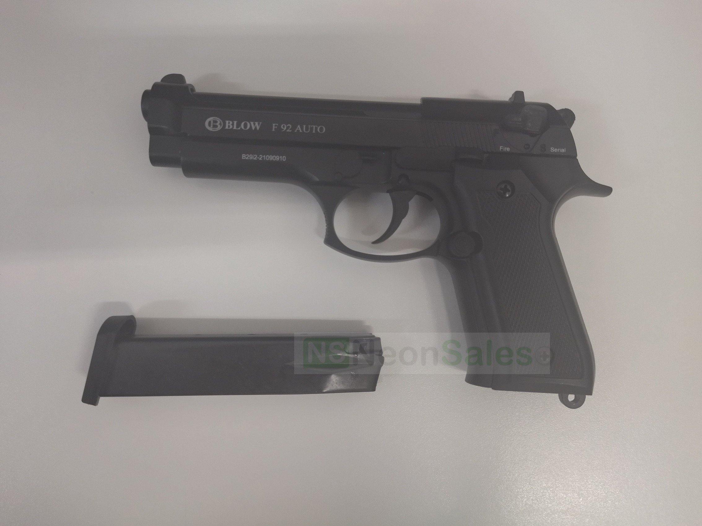 BLOW F92 AUTO BLANK GUN - BLACK - NeonSales {{ shop.shopifyCountryName }}