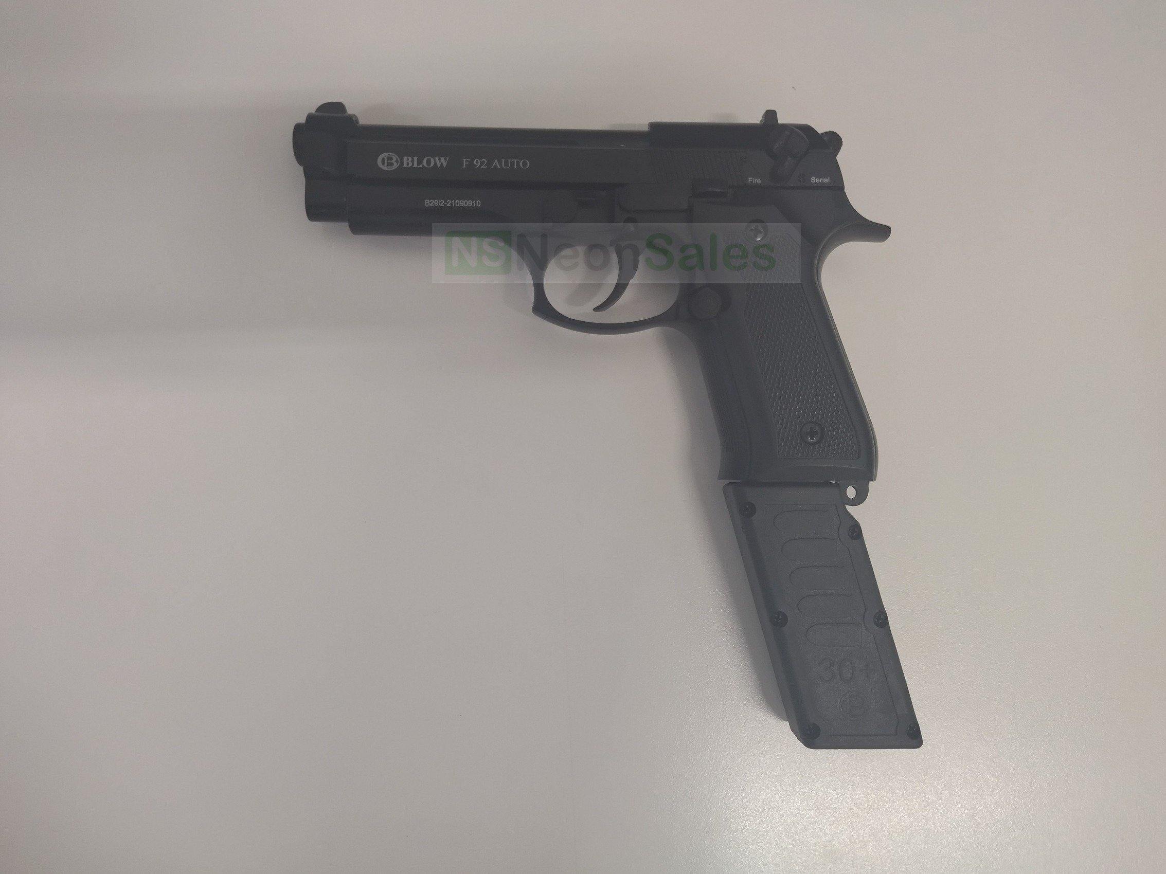 BLOW F92 AUTO BLANK GUN - BLACK - NeonSales {{ shop.shopifyCountryName }}
