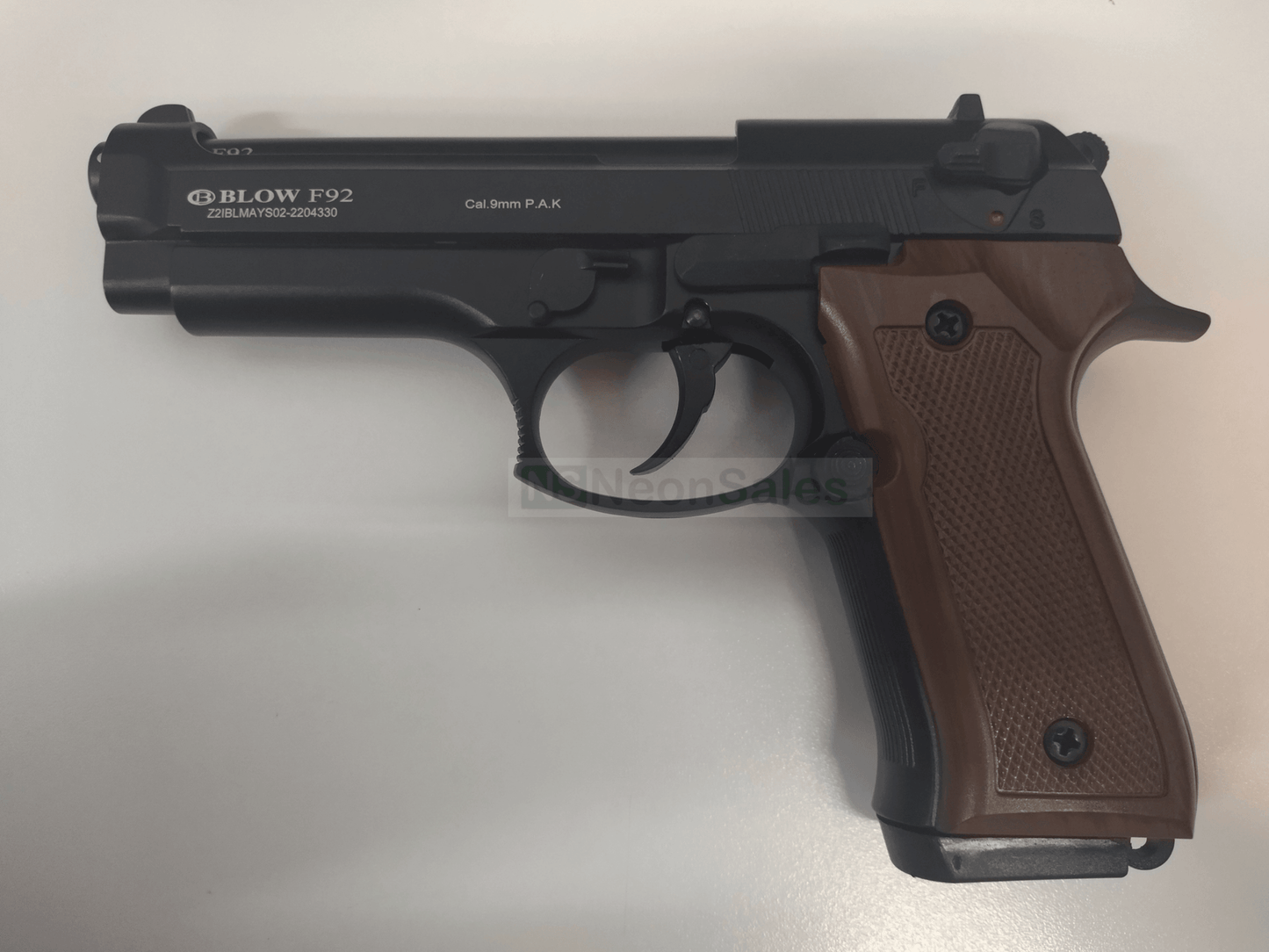 BLOW F92 BLANK GUN - BLACK/BROWN - NeonSales {{ shop.shopifyCountryName }}