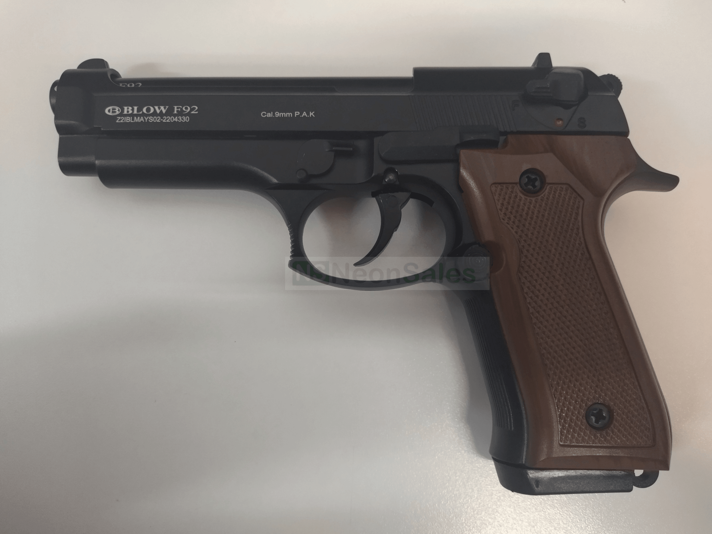 BLOW F92 BLANK GUN - BLACK/BROWN - NeonSales {{ shop.shopifyCountryName }}