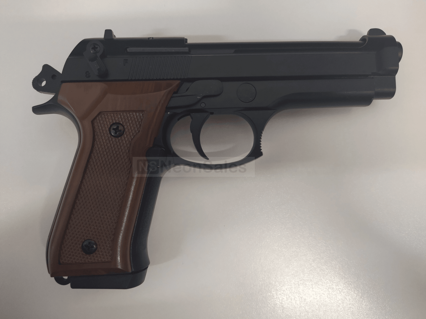 BLOW F92 BLANK GUN - BLACK/BROWN - NeonSales {{ shop.shopifyCountryName }}