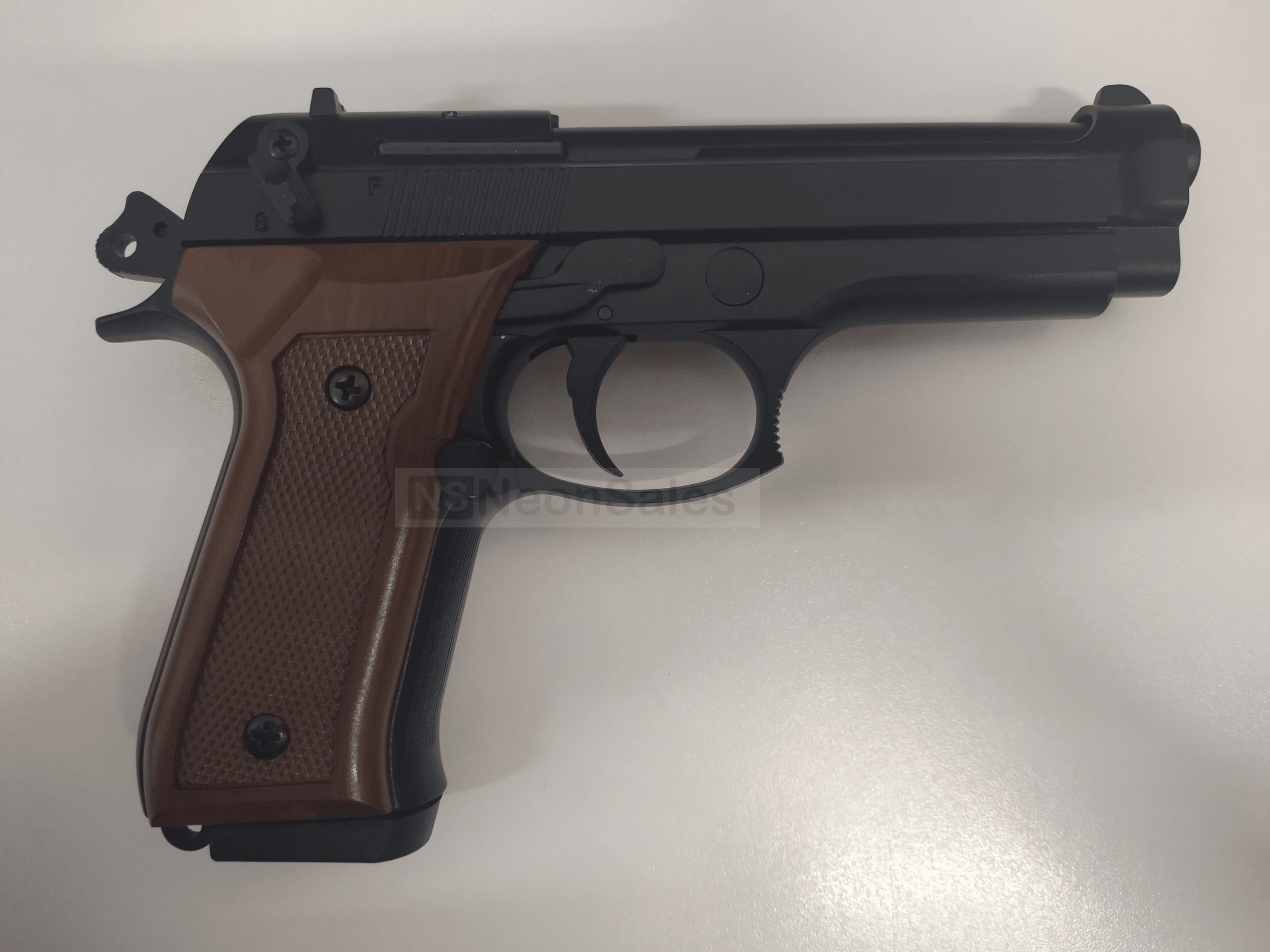 BLOW F92 BLANK GUN - BLACK/BROWN - NeonSales {{ shop.shopifyCountryName }}