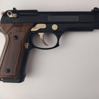 BLOW F92 BLANK GUN - BLACK/GOLD/BROWN - NeonSales {{ shop.shopifyCountryName }}