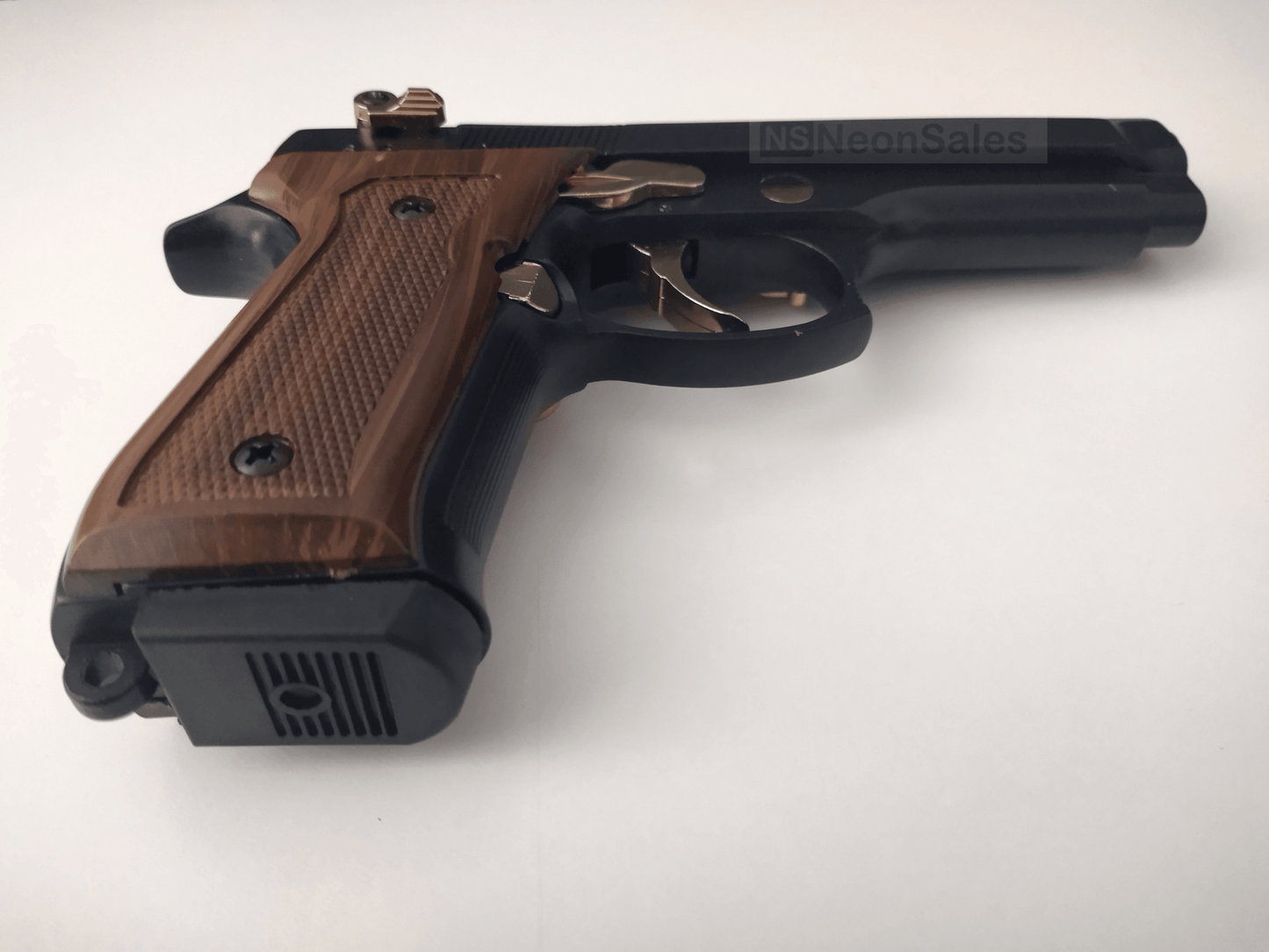 BLOW F92 BLANK GUN - BLACK/GOLD/BROWN - NeonSales {{ shop.shopifyCountryName }}