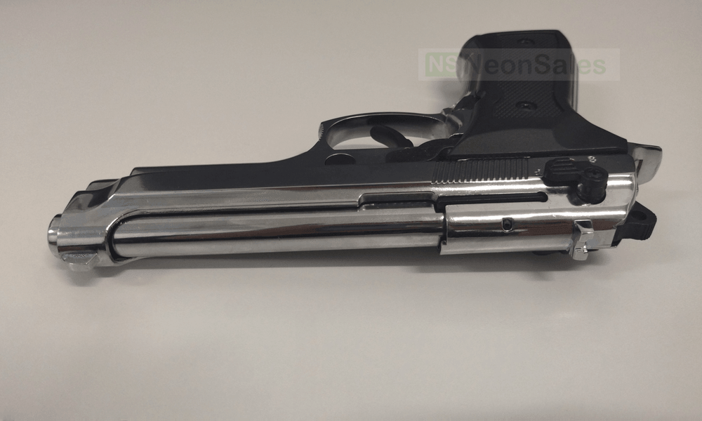 BLOW F92 BLANK GUN - SHINY CHROME - NeonSales {{ shop.shopifyCountryName }}
