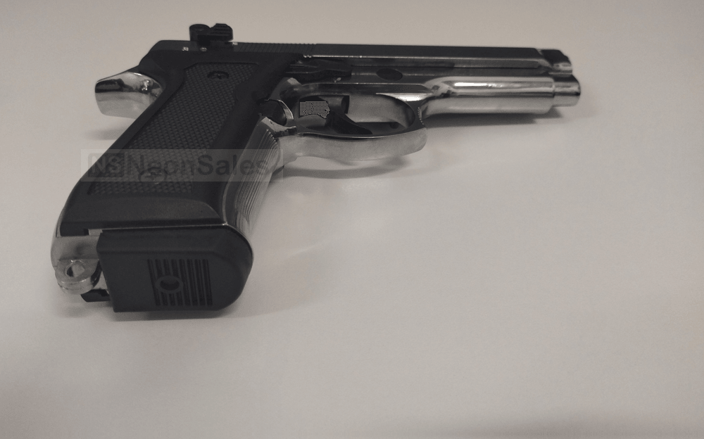 BLOW F92 BLANK GUN - SHINY CHROME - NeonSales {{ shop.shopifyCountryName }}