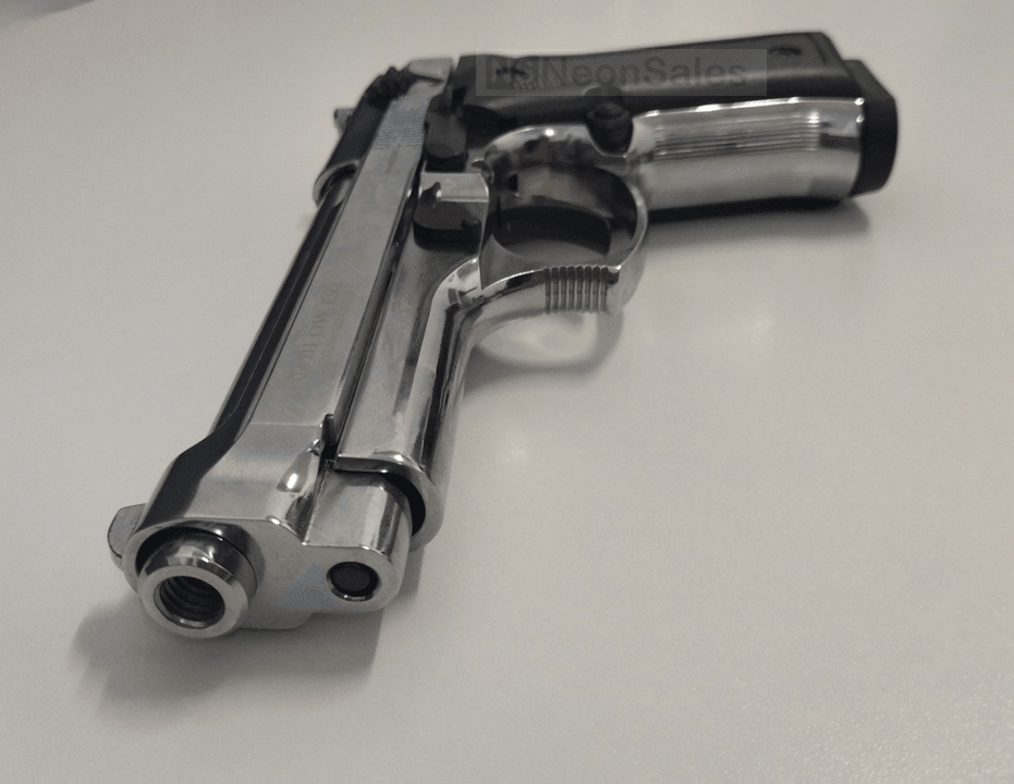 BLOW F92 BLANK GUN - SHINY CHROME - NeonSales {{ shop.shopifyCountryName }}
