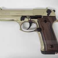 BLOW F92 BLANK PISTOL - GOLD W/ FAUX-WOOD GRIPS - NeonSales {{ shop.shopifyCountryName }}