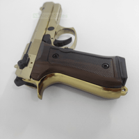 BLOW F92 BLANK PISTOL - GOLD W/ FAUX-WOOD GRIPS - NeonSales {{ shop.shopifyCountryName }}