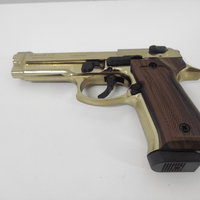 BLOW F92 BLANK PISTOL - GOLD W/ FAUX-WOOD GRIPS - NeonSales {{ shop.shopifyCountryName }}