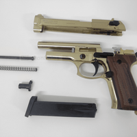 BLOW F92 BLANK PISTOL - GOLD W/ FAUX-WOOD GRIPS - NeonSales {{ shop.shopifyCountryName }}