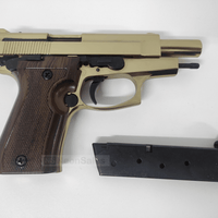 BLOW P29 BLANK GUN - GOLD W/ FAUX-WOOD GRIPS - NeonSales {{ shop.shopifyCountryName }}