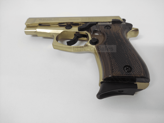 BLOW P29 BLANK GUN - GOLD W/ FAUX-WOOD GRIPS - NeonSales {{ shop.shopifyCountryName }}