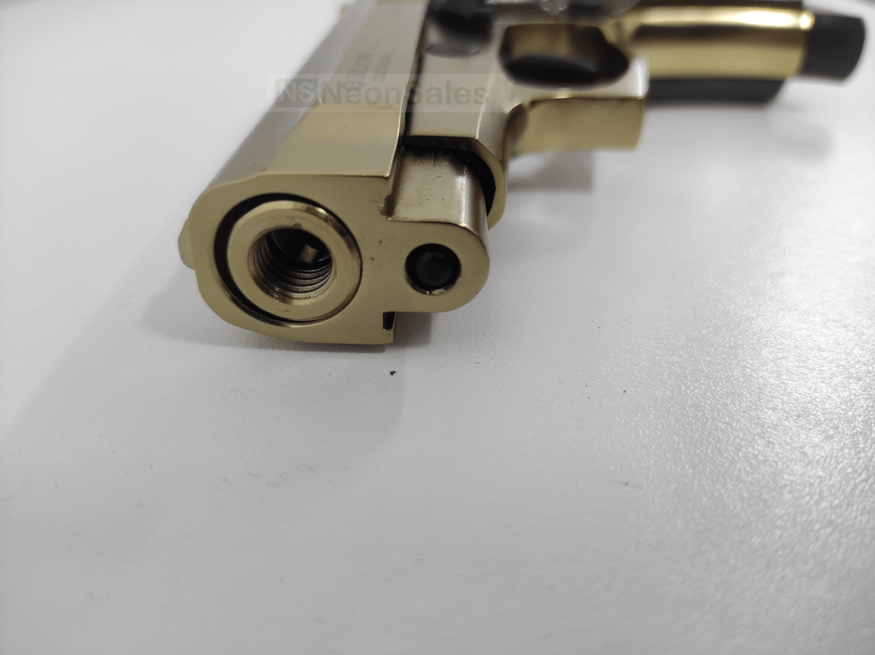 BLOW P29 BLANK GUN - GOLD W/ FAUX-WOOD GRIPS - NeonSales South Africa