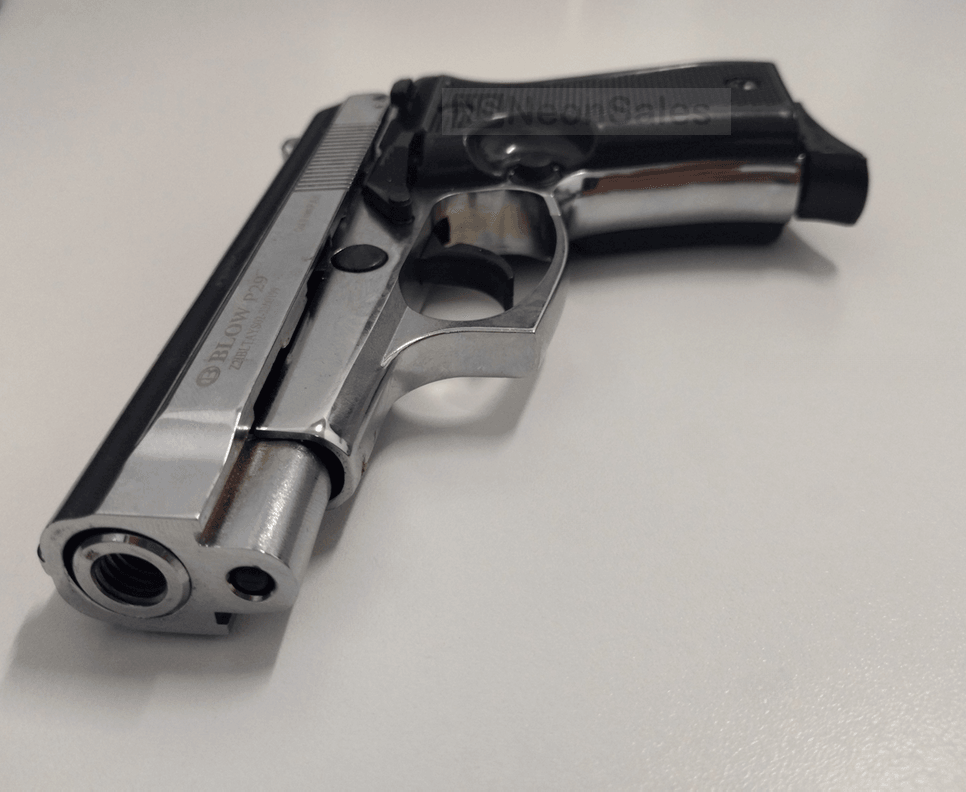 BLOW P29 BLANK GUN - SHINY CHROME - NeonSales South Africa