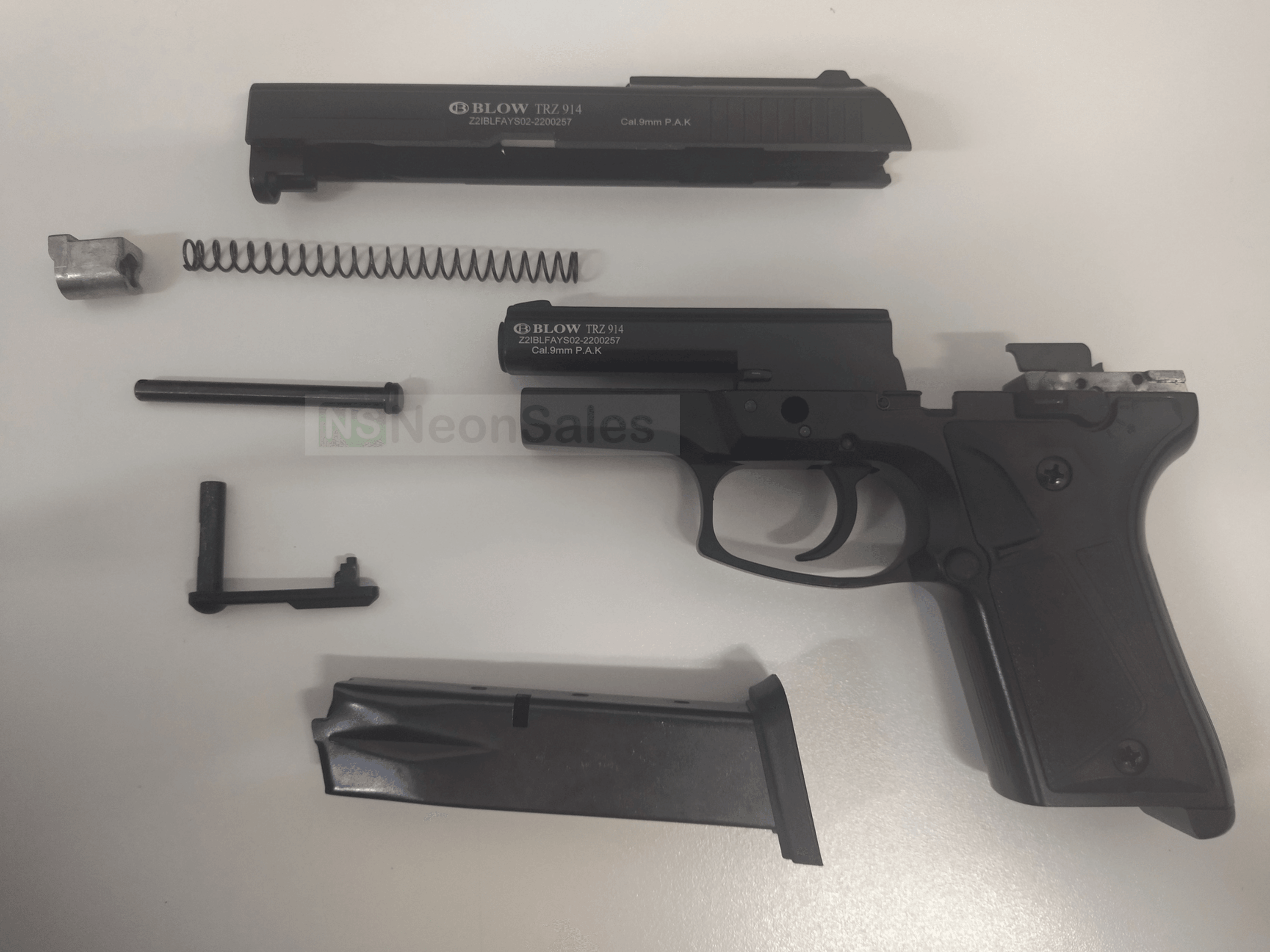 BLOW TRZ914 BLANK GUN - BLACK - NeonSales {{ shop.shopifyCountryName }}