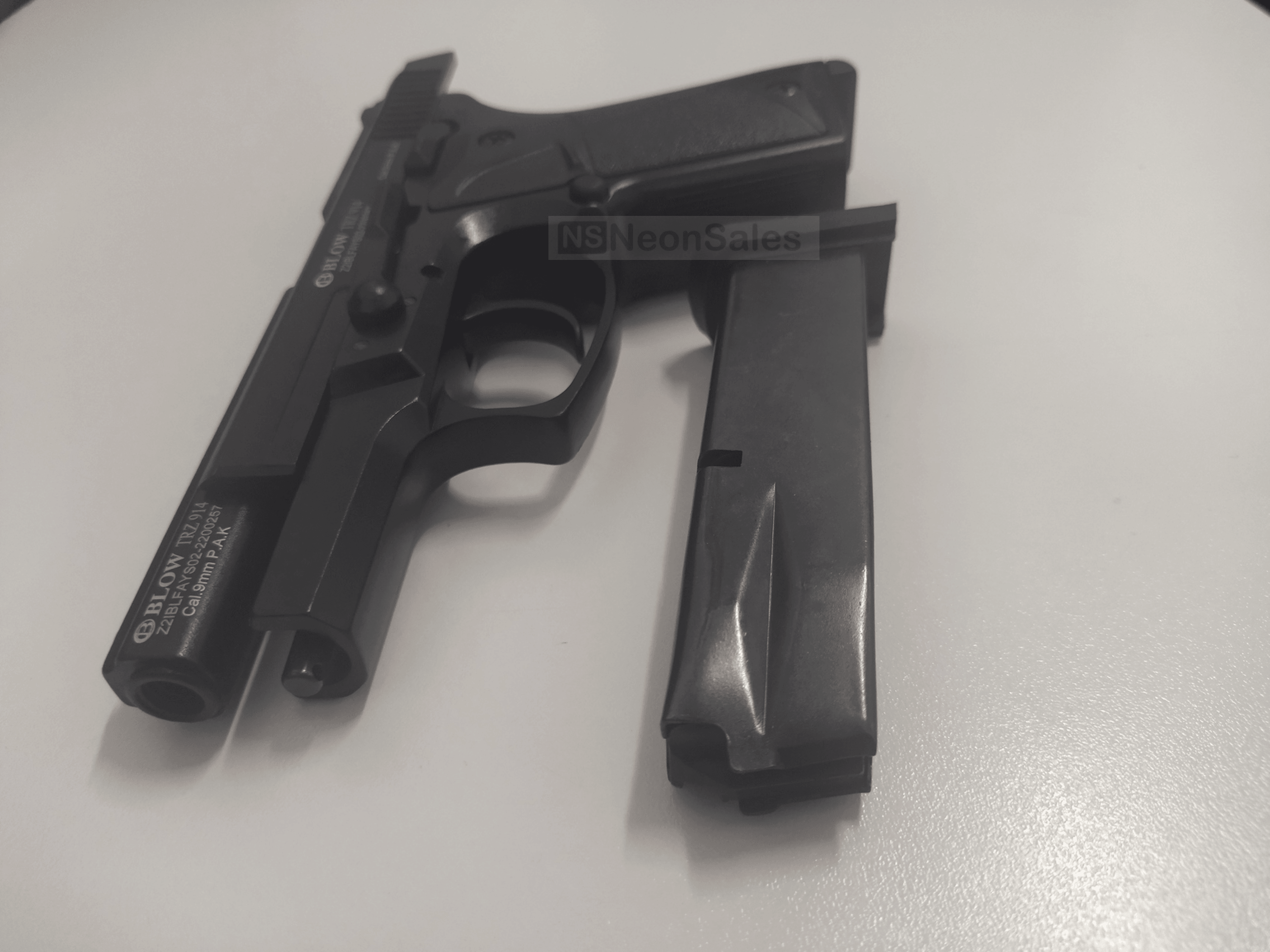 BLOW TRZ914 BLANK GUN - BLACK - NeonSales {{ shop.shopifyCountryName }}