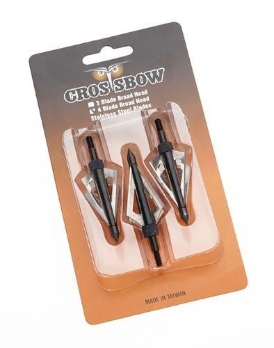 BROADHEAD 3 BLADE ARROW TIPS (3 PACK) - 121.2 GR - NeonSales {{ shop.shopifyCountryName }}