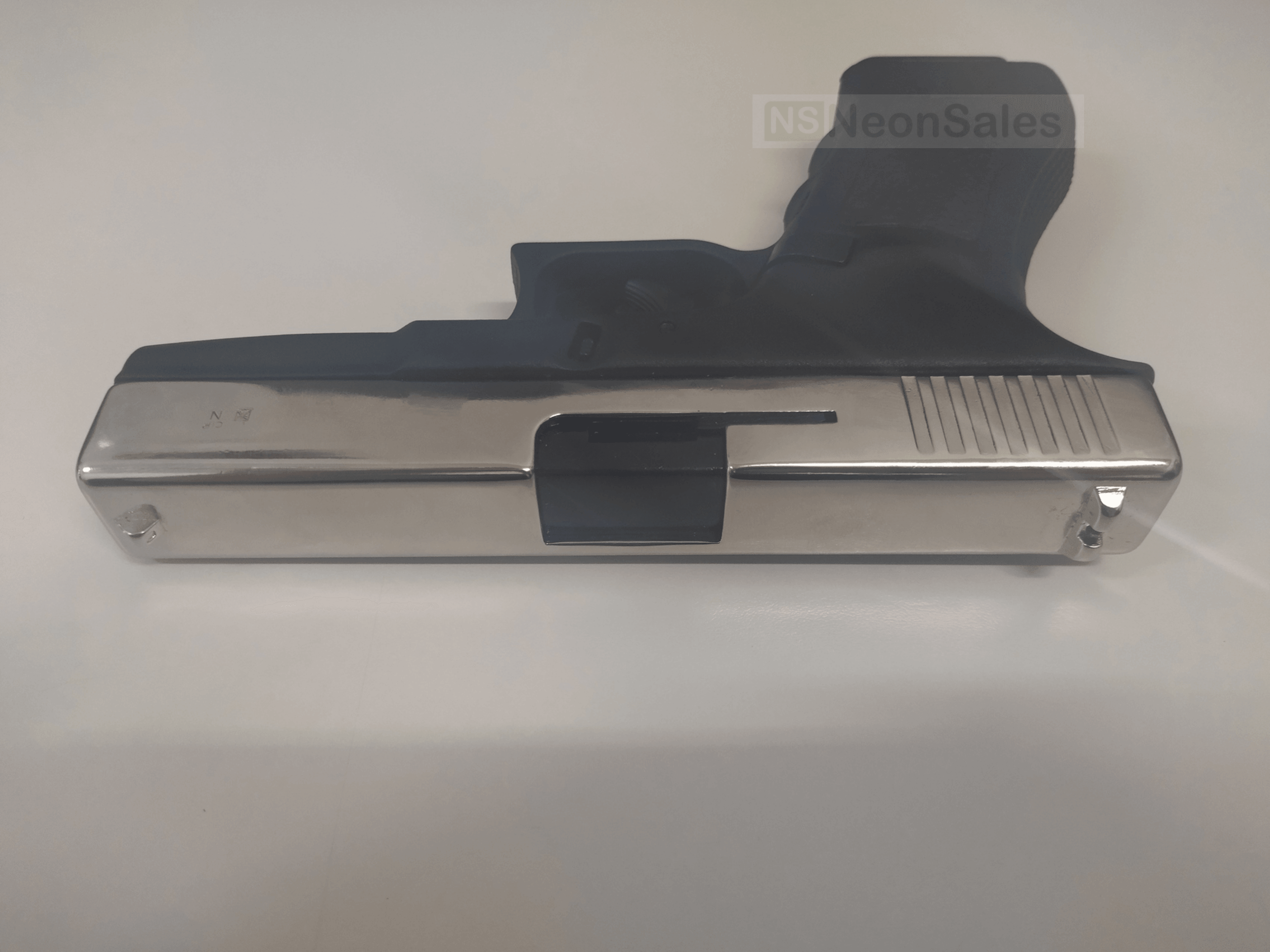 BRUNI GAP (GLOCK 17 REPLICA) BLANK GUN - CHROME - NeonSales South Africa