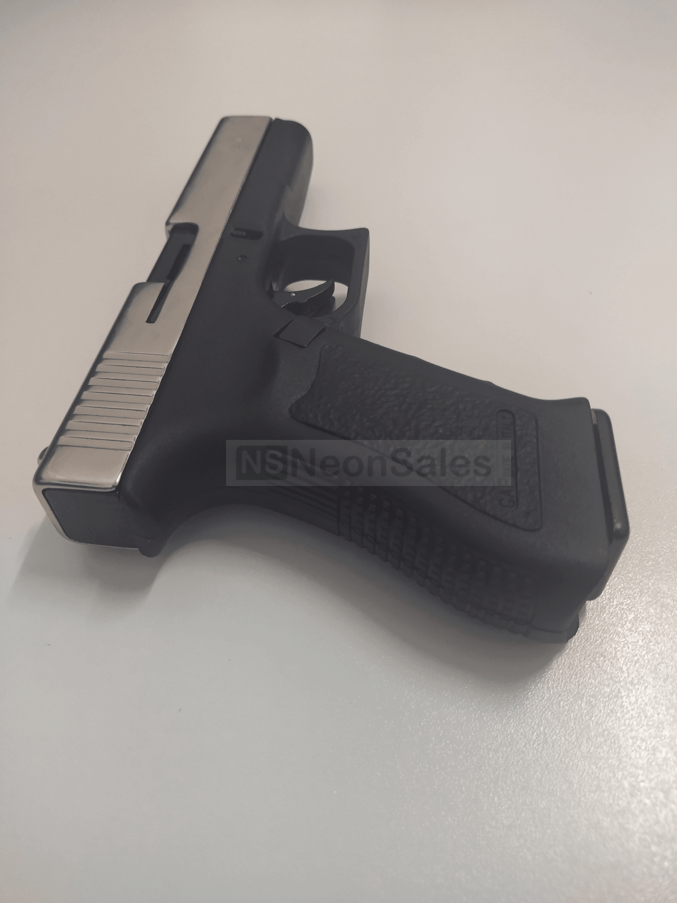 BRUNI GAP (GLOCK 17 REPLICA) BLANK GUN - CHROME - NeonSales South Africa